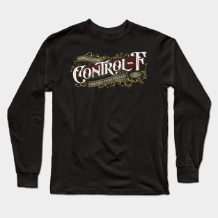 Introducing Control-F! Long Sleeve T-Shirt